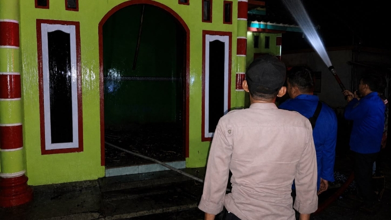 Kebakaran Rumah di Sangkaran Bhakti Way Kanan, Polres Respons Laporan Call Center 110