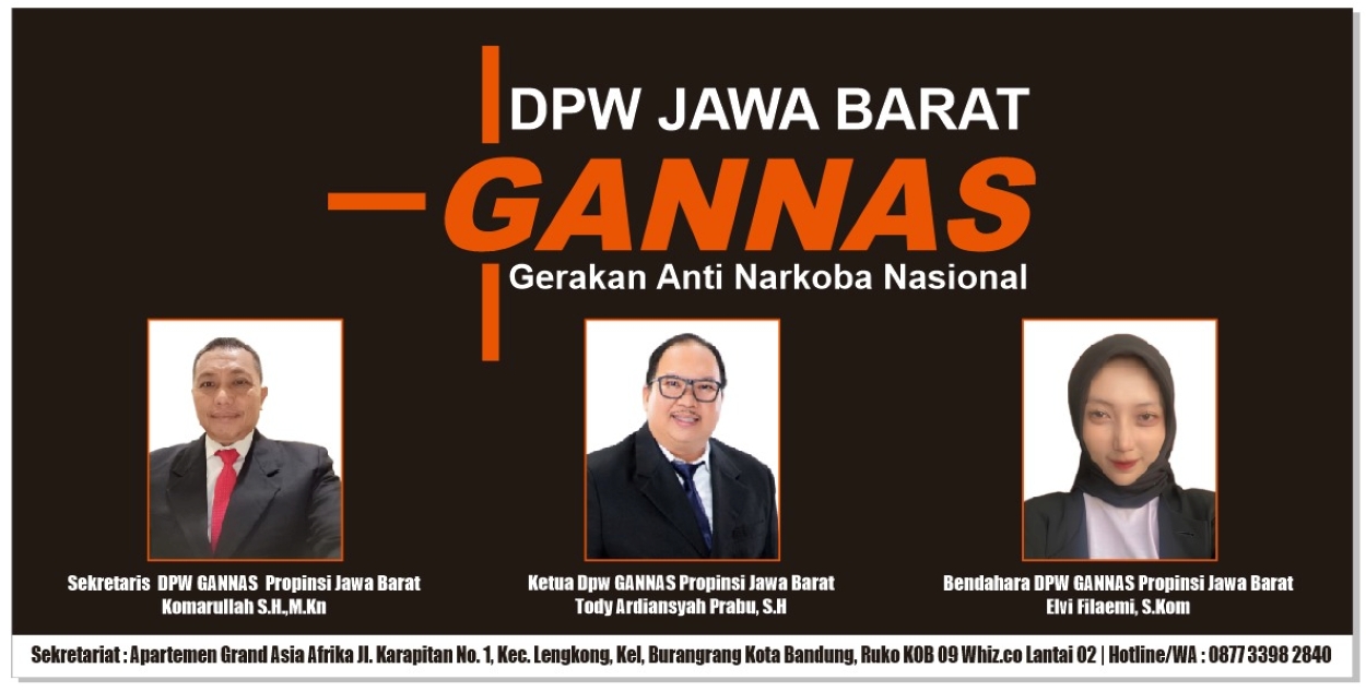 GANNAS DPW Jawa Barat Serukan Perlawanan Bersama terhadap Ancaman Narkoba