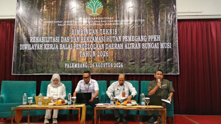 Rehabilitasi Hutan dan DAS Diperkuat, BPDAS Musi Tekankan Kolaborasi dan Mitigasi Karhutla