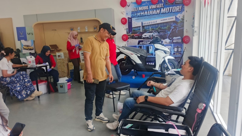 Donor Darah HUT RI ke-81 PT Nugraha Sentosa Jaya Kumpulkan 43 Kantong Darah