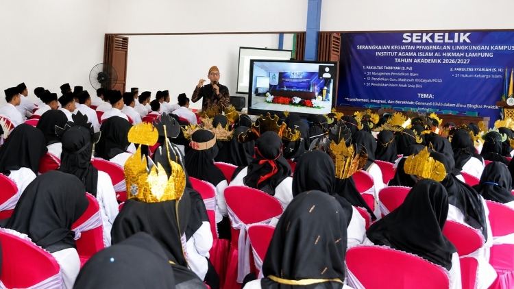 448 Mahasiswa Baru Ikuti SEKELIK 2026, IAI Al Hikmah Lampung Kenalkan Lingkungan Kampus