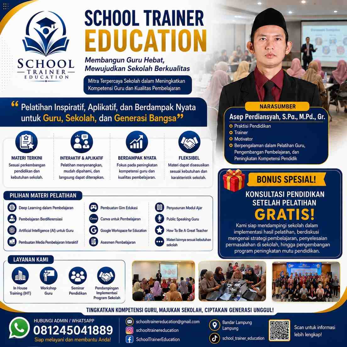 School Trainer Education, Mitra Sekolah Membangun Guru Hebat dan Pembelajaran Berkualitas