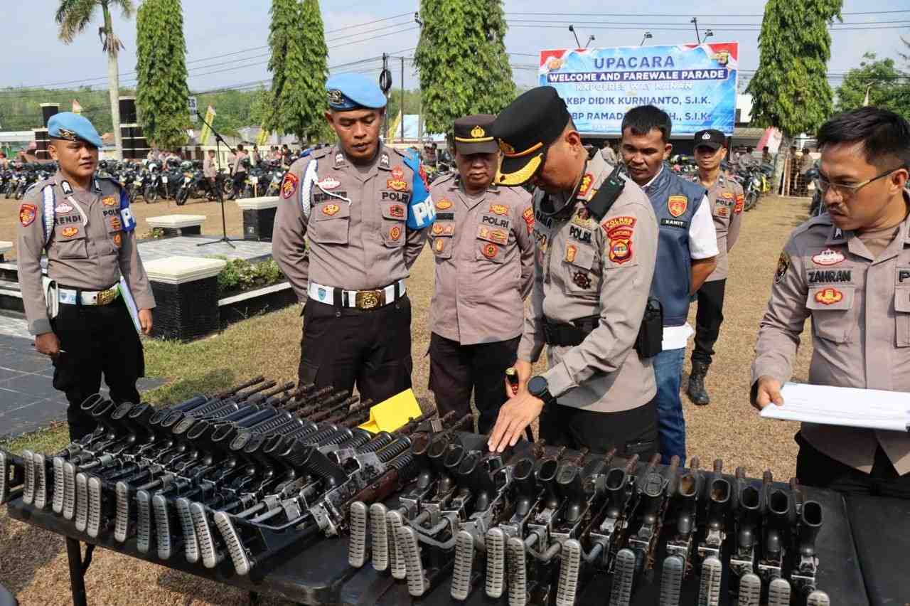 Apel Perdana, Kapolres Way Kanan Tekankan Disiplin, Soliditas dan Profesionalisme Personel