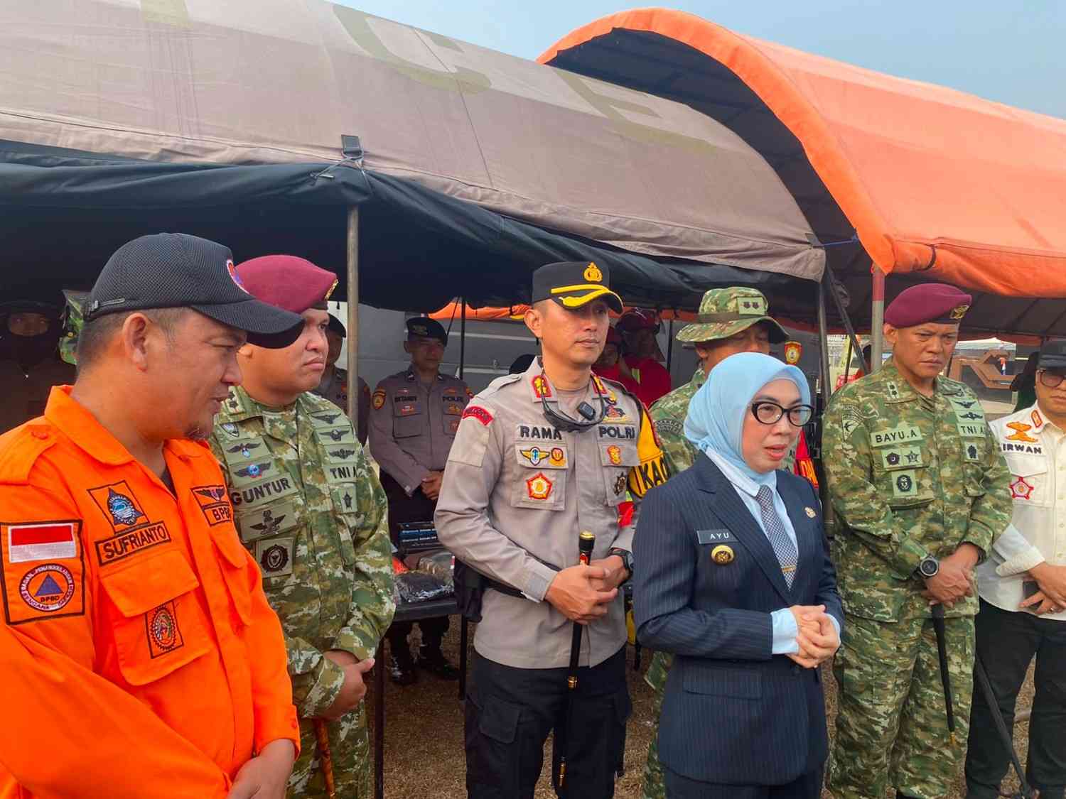 Hadapi Ancaman Karhutla, TNI-Polri dan Pemkab Way Kanan Siagakan Pasukan Gabungan