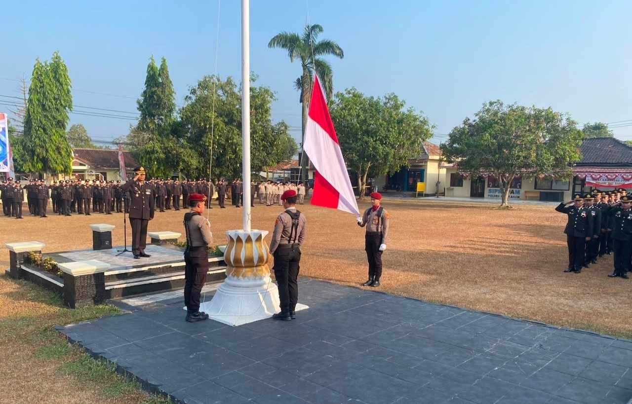 HUT ke-81 RI, Polres Way Kanan Teguhkan Komitmen Pengabdian untuk Negeri