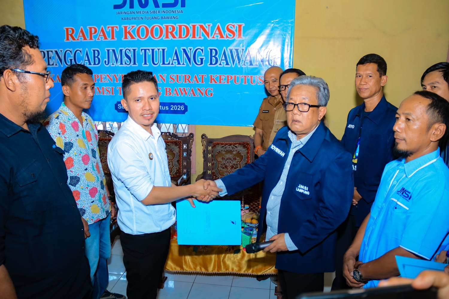 Pimpin JMSI Tulang Bawang, Suhirmansyah Siap Perkokoh Soliditas Media Siber