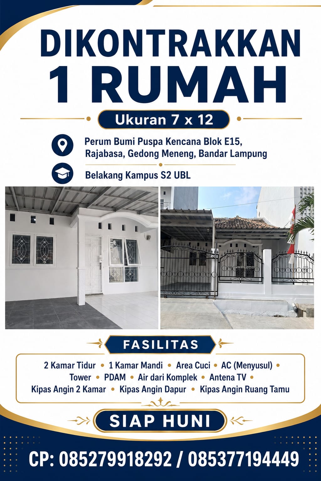 Rumah Kost Bumi Puspa Kencana Siap Huni, Tawarkan Akses Cepat ke Pusat Pendidikan