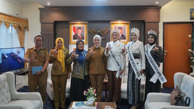 Wakil Gubernur Lampung Dorong Putri Hijabfluencer Lampung Promosikan Potensi Daerah di Tingkat Nasional