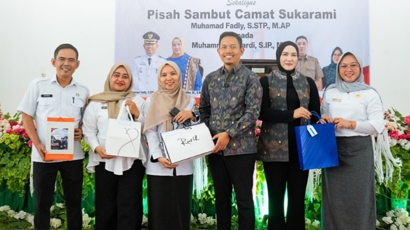 Pisah Sambut Camat Sukarame, Fadly Titip Pesan untuk Muhammad Eriardi