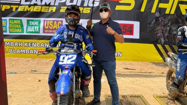 Ramaikan Grasstrack Sirkuit Lembah Kencana, Aspra Racing Team Terjunkan Pembalap Andalan Salman Al Farisi
