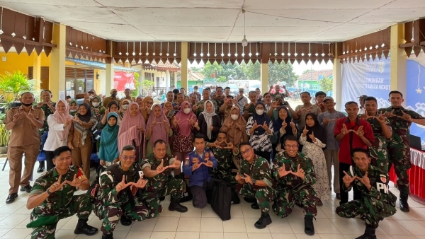 Cegah Karhutla, Tim Mabes TNI Edukasi Masyarakat Baradatu soal Pengelolaan Lahan
